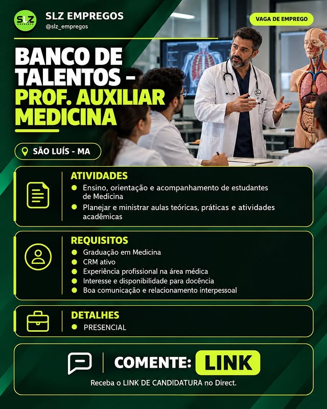 BANCO DE TALENTOS - Prof Aux I Medicina
