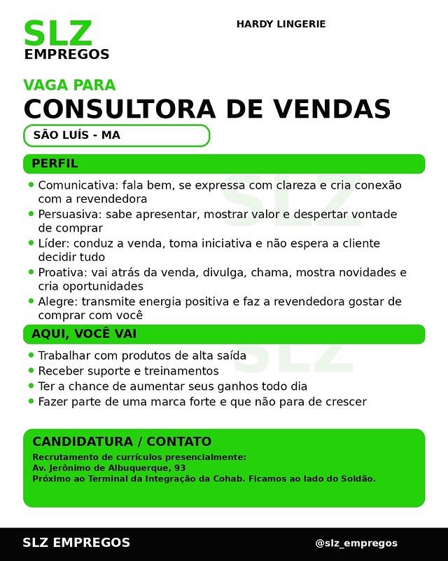 Consultora de Vendas