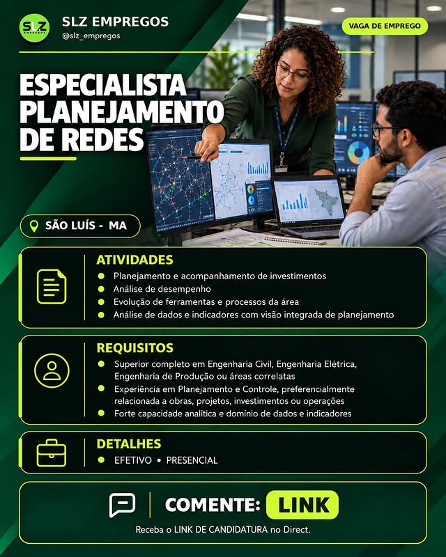 Especialista Planejamento de Redes