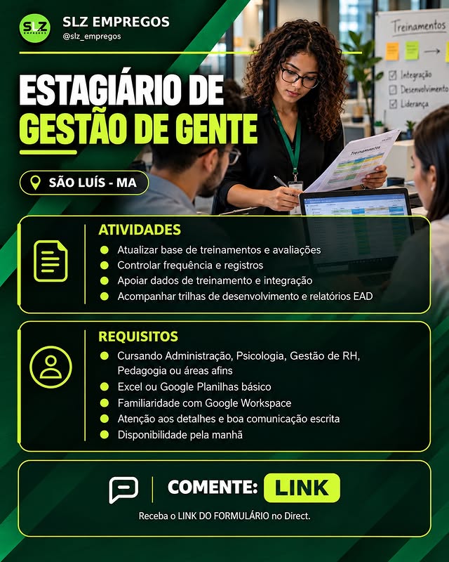 ESTAGIÁRIO DE GESTÃO DE GENTE