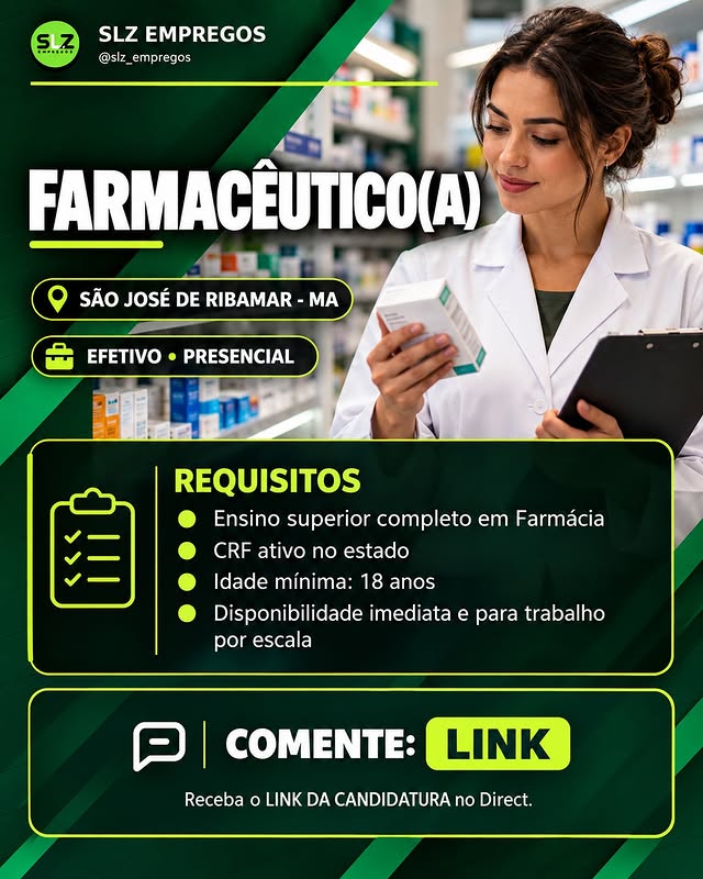 Farmacêutico(a) - São José De Ribamar