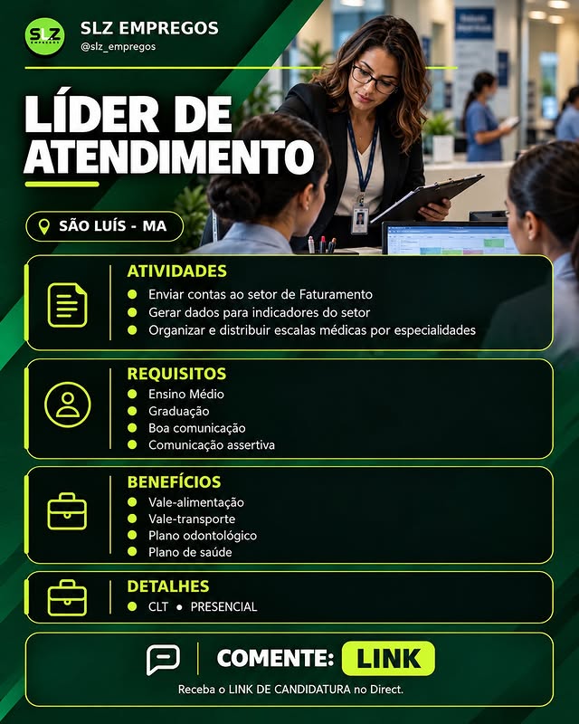 LÍDER DE ATENDIMENTO
