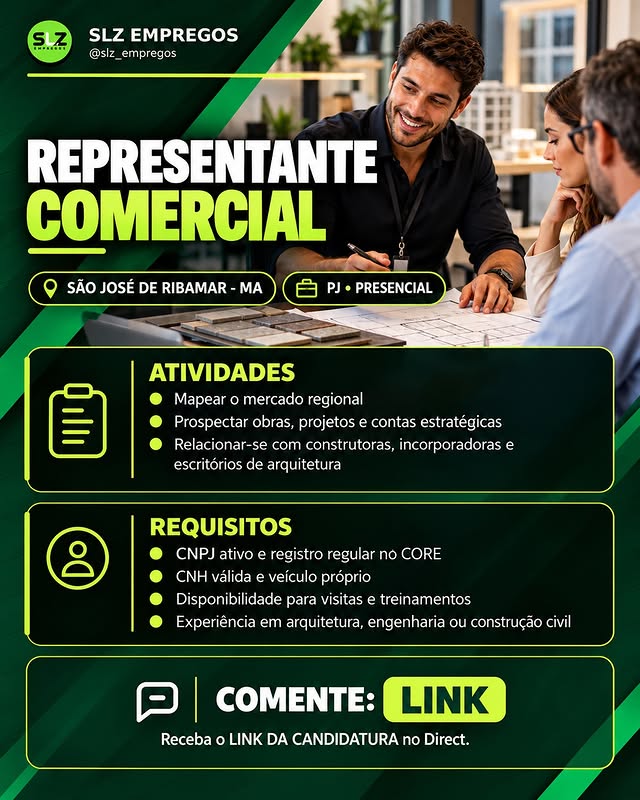 Representante Comercial (PJ) - Maranhão